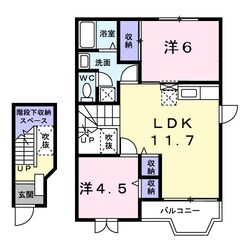 エトワールＫ・Ａの物件間取画像